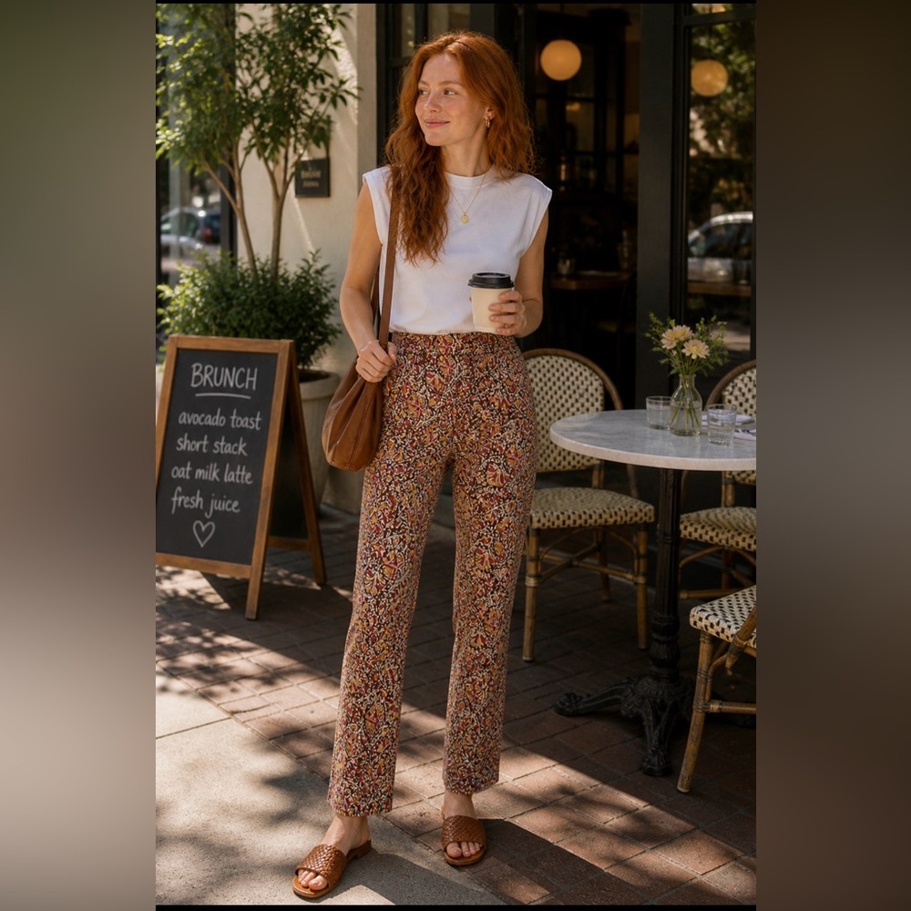 Haber & Blair Floral Print Women's Pants